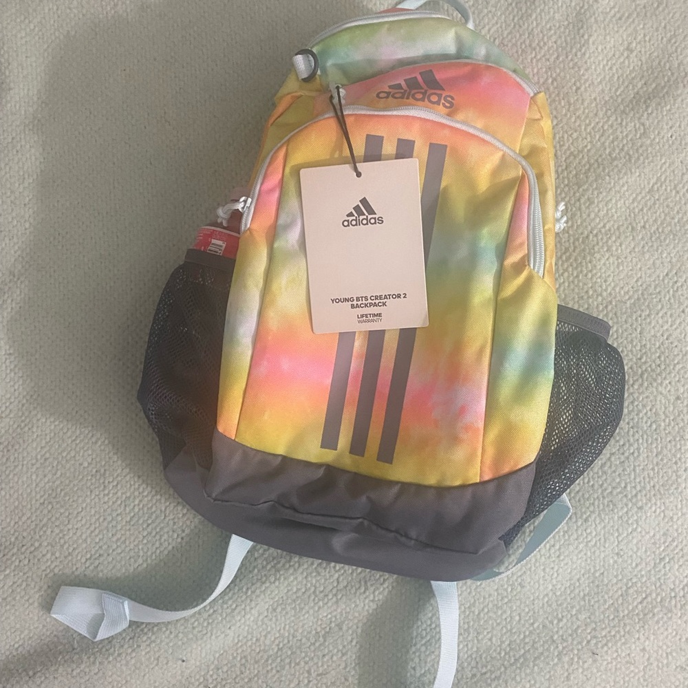 Adidas Young BTS Creator 2 Backpack RAINBOW *PRIDE* NWT